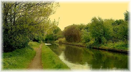 The Grand Union Canal north of Olton